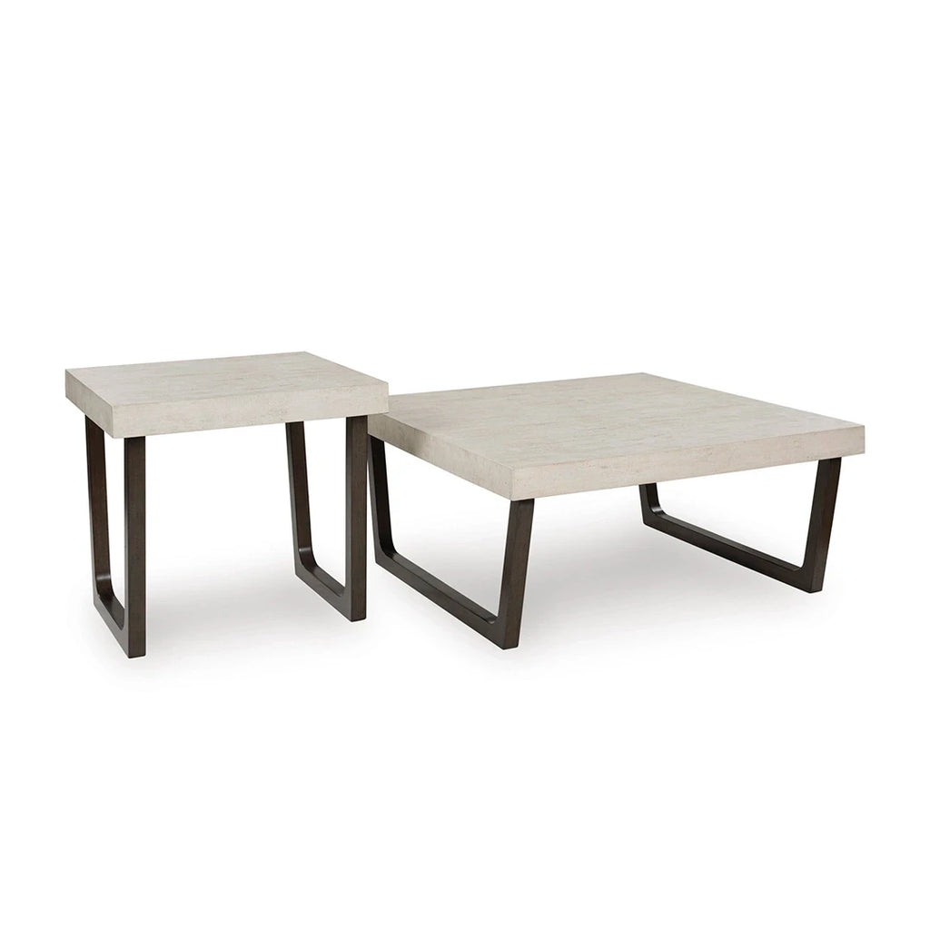 WESTENFORT COFFEE TABLE SET 2 PCS - GREY