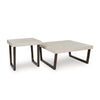 WESTENFORT COFFEE TABLE SET 2 PCS - GREY