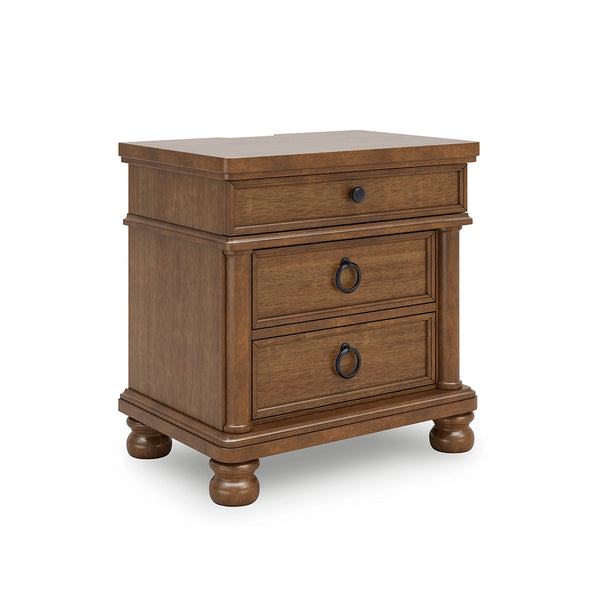 CHADWORTH VANDENMORE BEDROOM SET WITHOUT WARDROBE KING SIZE (193 X 203 CM) - BROWN