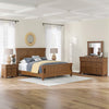 CHADWORTH VANDENMORE BEDROOM SET WITHOUT WARDROBE KING SIZE (193 X 203 CM) - BROWN