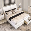 TRULANI BEDROOM SET KING SIZE (193*203CM) WHITE