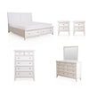 TRULANI BEDROOM SET KING SIZE (150*200CM) WITHOUT WARDROBE WHITE