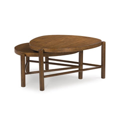 ENGELHAUS NESTED TABLE 2 PCS - BROWN