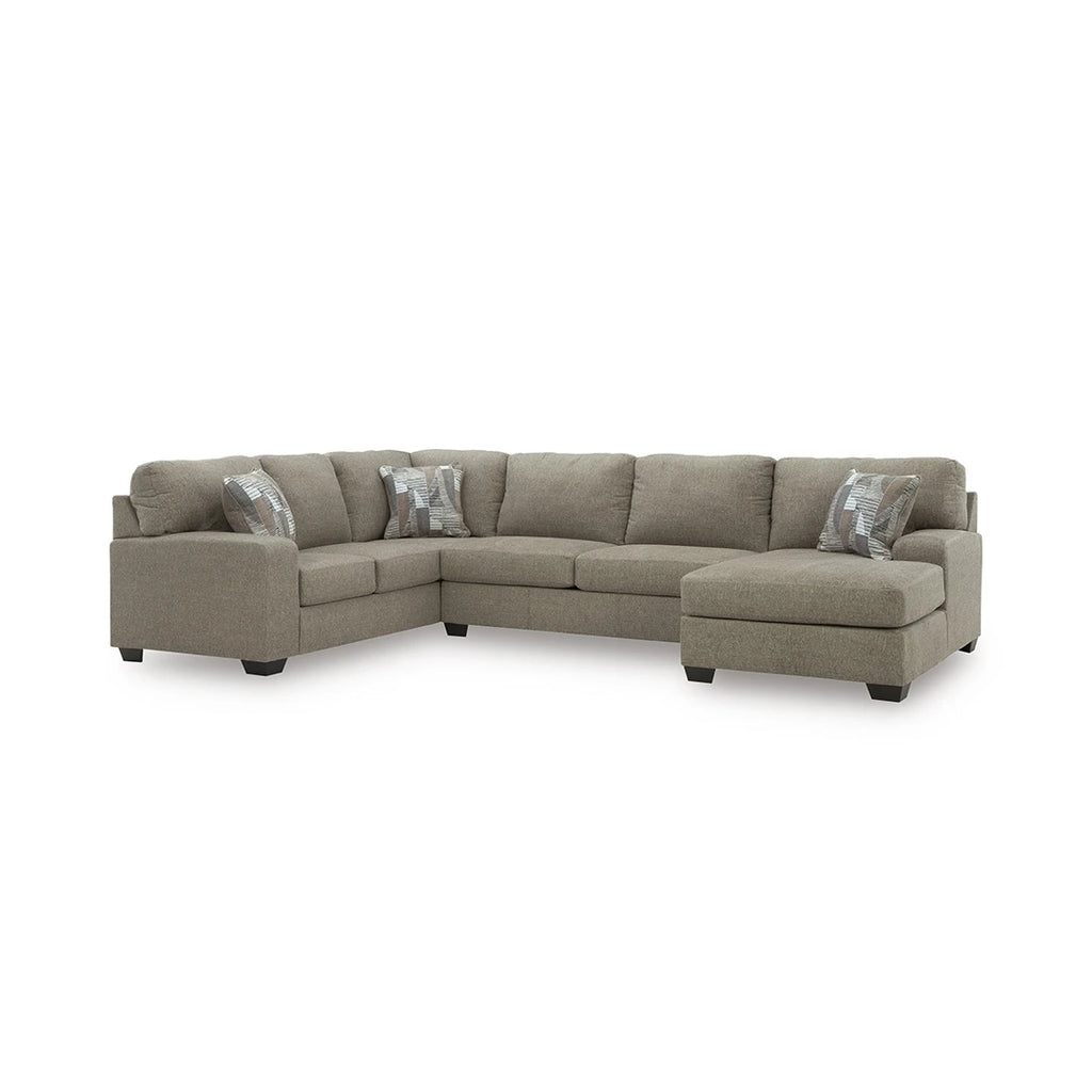 NEWELLEN SECTIONAL SOFA 4 PCS - GREY
