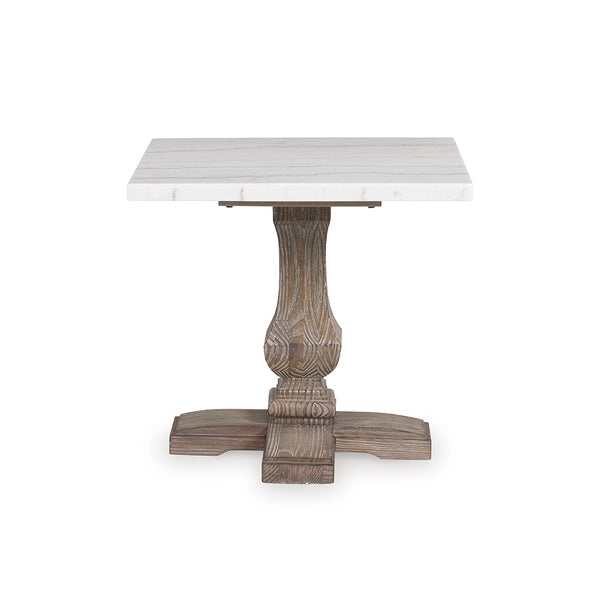JOHNELLE END TABLE - GREY