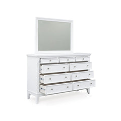 TRULANI DRESSER AND MIRROR - WHITE