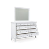 TRULANI DRESSER AND MIRROR - WHITE