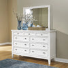 TRULANI DRESSER AND MIRROR - WHITE