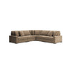 CALDEN SECTIONAL SOFA 5 PCS - LIGHT BROWN