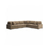 CALDEN SECTIONAL SOFA 6 PCS - LIGHT BROWN