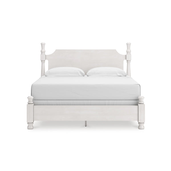 CHADWORTH VANDENMORE BEDROOM SET WITHOUT WARDROBE KING SIZE (193 X 203 CM) - ANTIQUE WHITE