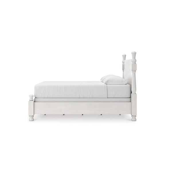 CHADWORTH VANDENMORE BEDROOM SET WITHOUT WARDROBE KING SIZE (193 X 203 CM) - ANTIQUE WHITE