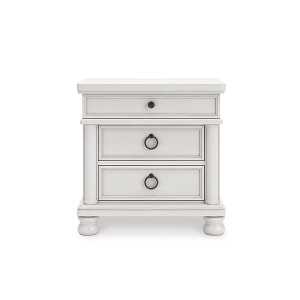 CHADWORTH VANDENMORE BEDROOM SET WITHOUT WARDROBE KING SIZE (193 X 203 CM) - ANTIQUE WHITE