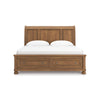 VANDENMORE BEDROOM SET WITHOUT WARDROBE KING SIZE (193 X 203 CM) - LIGHT BROWN