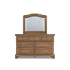 VANDENMORE BEDROOM SET WITHOUT WARDROBE KING SIZE (193 X 203 CM) - LIGHT BROWN