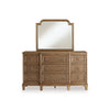 Jorlaina VANDENMORE BEDROOM SET WITHOUT WARDROBE KING SIZE (193 X 203 CM) - BROWN