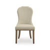 JORLAINA TIVOLY DINING TABLE SET 10 CHAIRS - BROWN