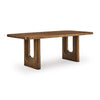 PALOMA DINING TABLE SET 6 CHAIRS - BROWN