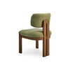 PALOMA DINING TABLE SET 6 CHAIRS - BROWN