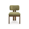 PALOMA DINING TABLE SET 6 CHAIRS - BROWN