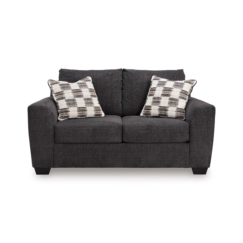 LOREO SOFA 2 SEATER - DARK GREY