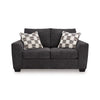 LOREO SOFA 2 SEATER - DARK GREY