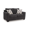 LOREO SOFA 2 SEATER - DARK GREY