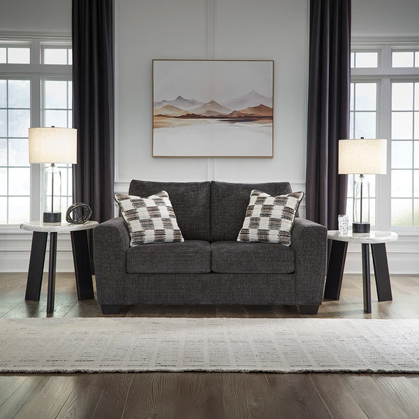 LOREO SOFA 2 SEATER - DARK GREY
