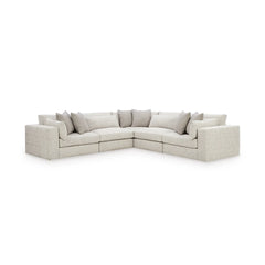 STONECROFT MANOR SECTIONAL SOFA 5 PCS - GREY