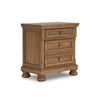 VANDENMORE BEDROOM SET WITHOUT WARDROBE KING SIZE (193 X 203 CM) - LIGHT BROWN