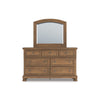 VANDENMORE BEDROOM SET WITHOUT WARDROBE KING SIZE (193 X 203 CM) - LIGHT BROWN
