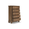 VANDENMORE BEDROOM SET WITHOUT WARDROBE KING SIZE (193 X 203 CM) - LIGHT BROWN