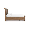 VANDENMORE BEDROOM SET WITHOUT WARDROBE QUEEN SIZE (150*200 CM) - LIGHT BROWN