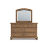 VANDENMORE BEDROOM SET WITHOUT WARDROBE QUEEN SIZE (150*200 CM) - LIGHT BROWN