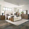MARXMORE BEDROOM SET WITHOUT WARDROBE KING SIZE (193 X 203 CM) - BROWN