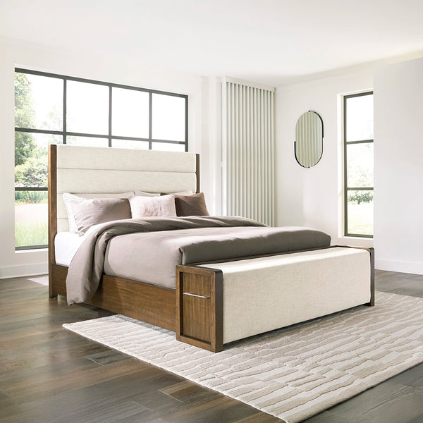 MARXMORE BEDROOM SET WITHOUT WARDROBE KING SIZE (193 X 203 CM) - BROWN