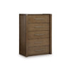 MARXMORE BEDROOM SET WITHOUT WARDROBE KING SIZE (193 X 203 CM) - BROWN