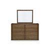 MARXMORE BEDROOM SET WITHOUT WARDROBE KING SIZE (193 X 203 CM) - BROWN