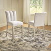 KARMENTON HIGH TABLE SET 4 CHAIRS - GREY
