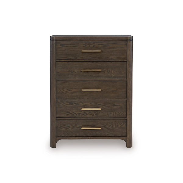 Darimore VANDENMORE BEDROOM SET WITHOUT WARDROBE KING SIZE (193 X 203 CM) - BROWN