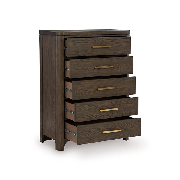 Darimore VANDENMORE BEDROOM SET WITHOUT WARDROBE KING SIZE (193 X 203 CM) - BROWN