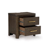 Darimore VANDENMORE BEDROOM SET WITHOUT WARDROBE KING SIZE (193 X 203 CM) - BROWN
