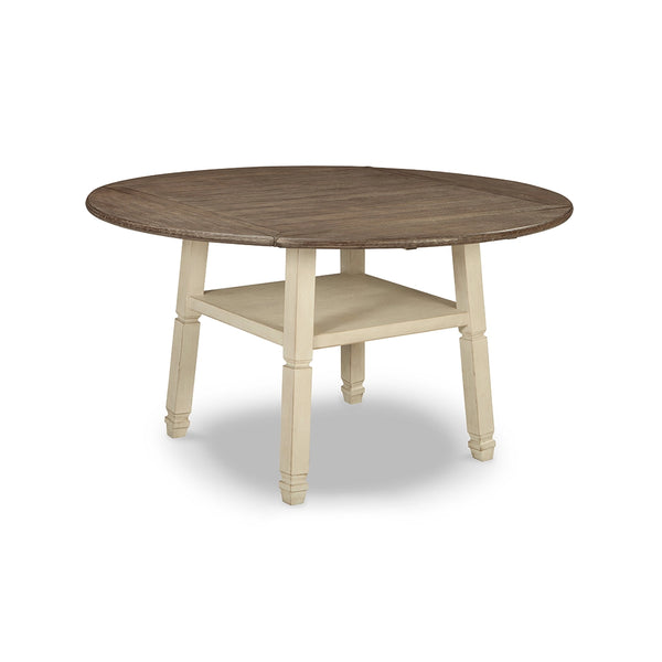 BOLANBURG DINING TABLE SET 4 CHAIRS - BEIGE