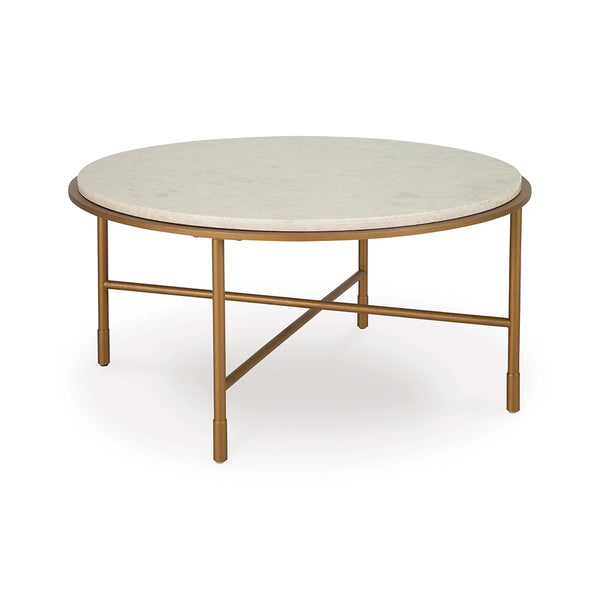 ALBEN CENTER TABLE - ANTIQUE GOLD