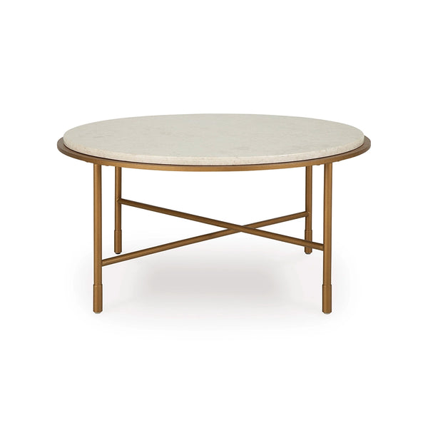 ALBEN CENTER TABLE - ANTIQUE GOLD