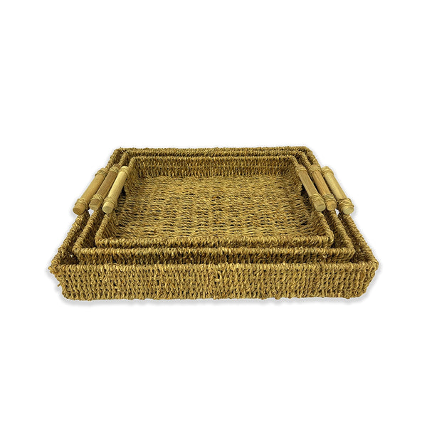 TRAY SET 3PCS - BEIGE