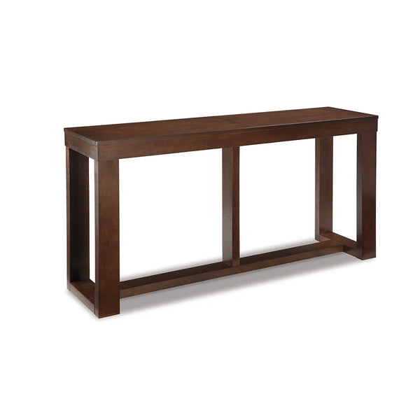 Modern living room sofa table with oil-rubbed distressing