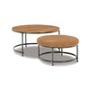 DREZMOORE NESTED ROUND TABLE 2PCS