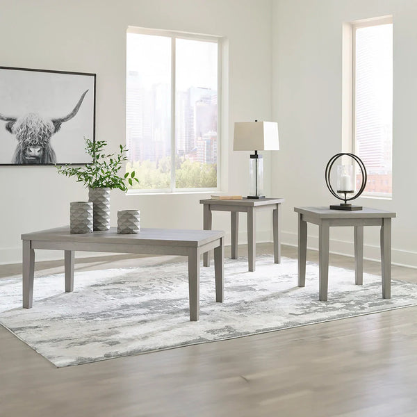 Loratti occasional table set with barn wood style finish – Ashley UAE