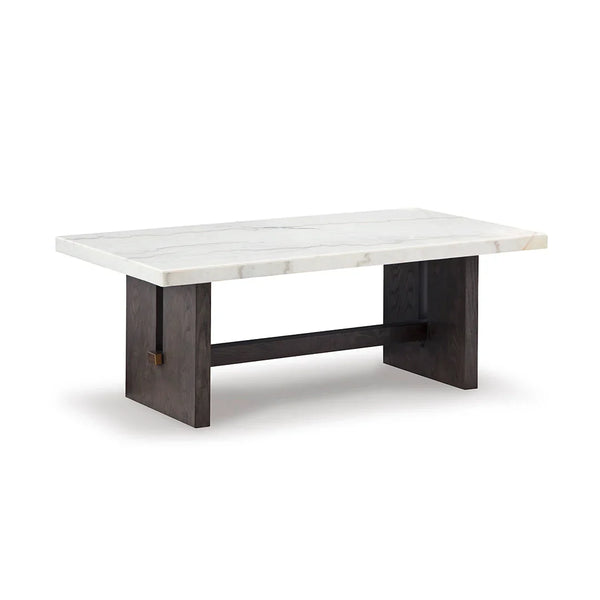 Modern coffee table with natural marble veining – Burkhaus collection | Ashley UAE